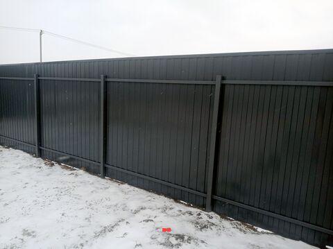 Красивый забор из профлиста Красноярск