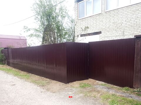 Современный забор из профлиста Красноярск