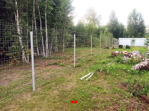 Оцинкованная сетка рабица для забора высотой 1,8 м в наличии от производителя
