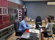 Вход в офис компании Заборы Красноярск по адресу Шуваево, Степная 1в