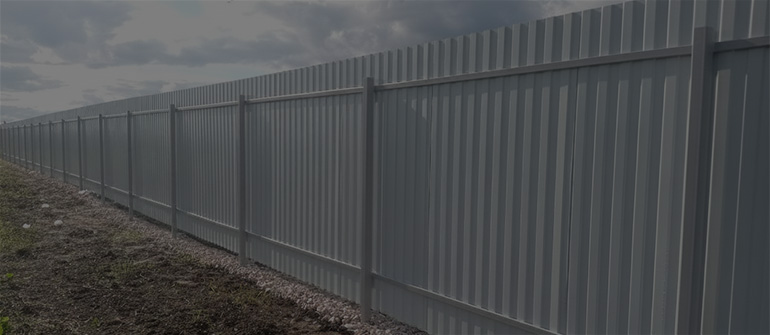 Забор из профлиста Классический